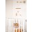 Crib Mobile Wooden Arm, 21.6 inches Wall Mounted Suitable for All mobiles | 100% Natural Beech Mobile Hanger Mount Wall Holder | Nursery Decor for Sturdy Mobile for Newborn Boys and Girls