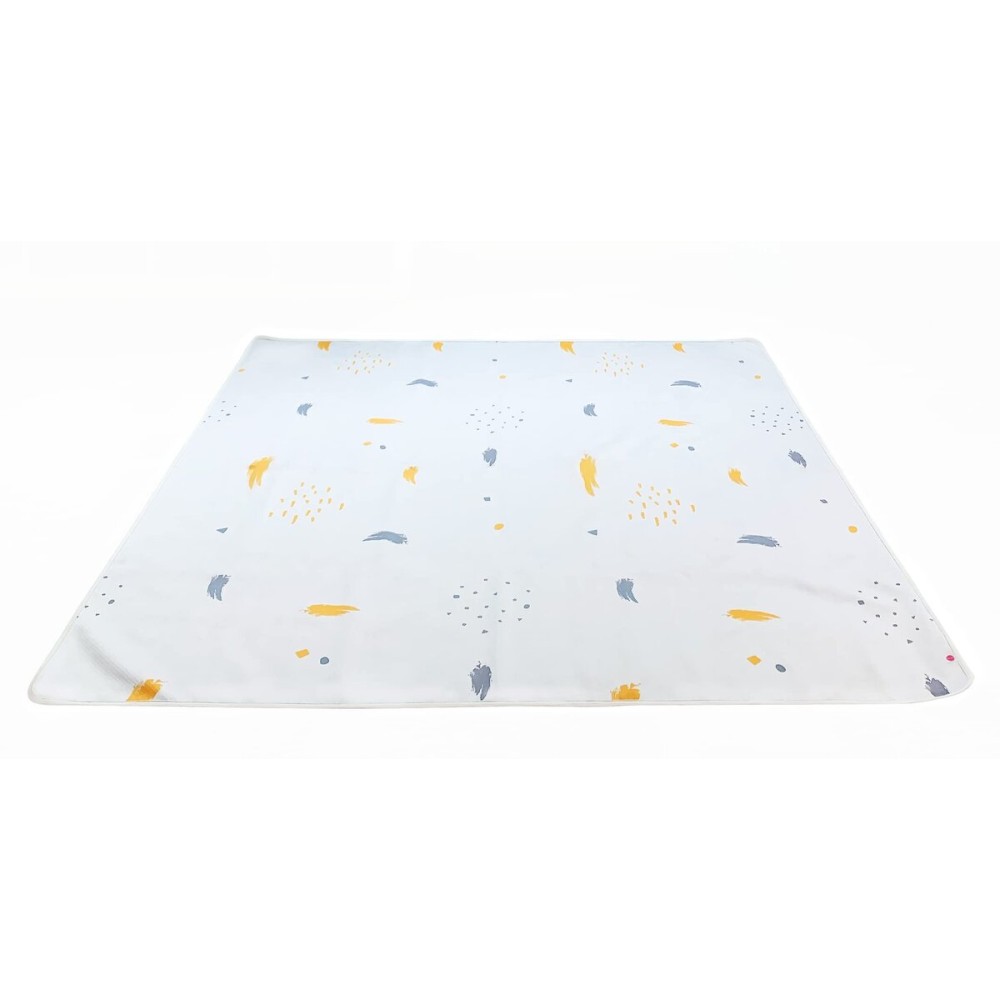 ORIBEL Splat Mat| 51\'\'x51\'\'| Baby Splat Mat for Under High Chair| Easy to Clean Mat| Non-Slip Play Mat| Stain & Water- Resistant| Machine Washable Spill Mat