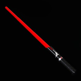 Light up Saber Toy with Electronic Lights and Sound Effect for Kids and Adults, Double-Bladed Red LED Retractable Force FX Light up Saber Toy as Party, Halloween, Holiday, Birthday Gift(2 Pack)