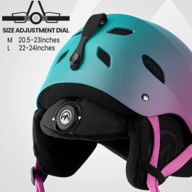 OutdoorMaster Kelvin Ski Helmet - Snowboard Helmet for Men, Women & Youth OutdoorMaster Kelvin Ski Helmet - Snowboard Helmet for Men, Women & Youth