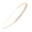 Ruihfas Silver/Rose Gold Tone Double Rows Crystal Rhinestones Fashion Headbands Wedding Party Hair Hoop Band Hairband Headwear for Women (Gold)