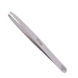 Tweezers - Eyebrow Flat Square Tip Tweezer - Facial Hair Removal, German Stainless Steel - By The Unique Edge Tweezers - Eyebrow Flat Square Tip Tweezer - Facial Hair Removal, German Stainless Steel - By The Unique Edge
