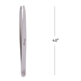 Tweezers - Eyebrow Flat Square Tip Tweezer - Facial Hair Removal, German Stainless Steel - By The Unique Edge Tweezers - Eyebrow Flat Square Tip Tweezer - Facial Hair Removal, German Stainless Steel - By The Unique Edge