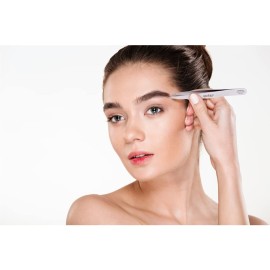 Tweezers - Eyebrow Flat Square Tip Tweezer - Facial Hair Removal, German Stainless Steel - By The Unique Edge Tweezers - Eyebrow Flat Square Tip Tweezer - Facial Hair Removal, German Stainless Steel - By The Unique Edge