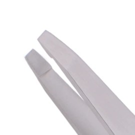 Tweezers - Eyebrow Flat Square Tip Tweezer - Facial Hair Removal, German Stainless Steel - By The Unique Edge Tweezers - Eyebrow Flat Square Tip Tweezer - Facial Hair Removal, German Stainless Steel - By The Unique Edge