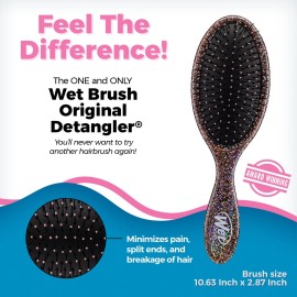 Wet Brush Original Detangler Hair Brush - Awestruck, Gold - Comb for Women, Men and Kids - Wet or Dry - Natural, Straight, Thick and Curly Hair - Pain-Free for All Hair Types Wet Brush Original Detangler Hair Brush - Awestruck, Gold - Comb for Women, Men and Kids - Wet or Dry - Natural, Straight, Thick and Curly Hair - Pain-Free for All Hair Types