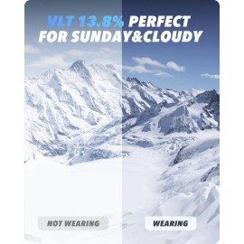 RIOROO Ski Goggles Snowboard Goggles for Men Women Adults Youth,Over Glasses OTG/100% UV Protection/Anti-fog/Wide Vision