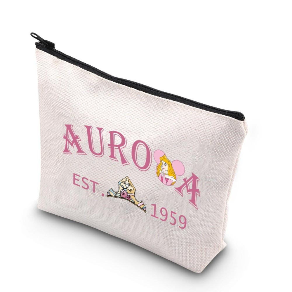 TSOTMO Princess Lover Gift Est 1959 Zipper Pouch Bag Pencil Bag Birthday Gift For Daughter Niece Granddaughter (AUR EST 1959)