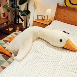 Doireum Swan Stuffed Animal, 2.6 lbs Weighted Plush Swan Toy Goose Weighted Plush Animals Duck Stuffed Animals Plush Pillow Toy Gifts for Kids, 19.68