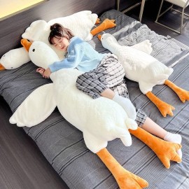 Doireum Swan Stuffed Animal, 2.6 lbs Weighted Plush Swan Toy Goose Weighted Plush Animals Duck Stuffed Animals Plush Pillow Toy Gifts for Kids, 19.68