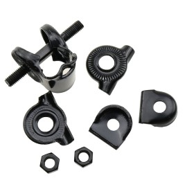 Seat Rail Clamp MEETOOT Bicycle Seat Fixing Clip For Standard Rail Saddles, Bicycle Seat Adapter, Single Rail Saddle Clamp, BIKE Seat Clamp