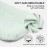 MEXXI Organic Waterproof Baby Lounger Cover | 100% Organic Cotton Hypoallergenic and Breathable Organic Cotton Baby Nest Cover (Cover Only) (Pistachio Green, Waterproof)