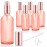 DMuuuDM 6 Pack 3.4 Oz Pink Glass Spray Bottles,Empty Perfume Fine Mist Atomizer,Refillable Travel Liquid Holder Containers for Cleaning Products,Essential Oils,Body Sprays-Rose-Golden Sprayer