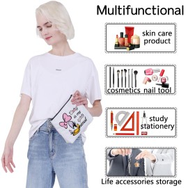 CMNIM Duck Lover Gift Duck Makeup Cosmetic Bag Duck Big Face Character Zipper Pouch Bag Animal Lover Gift for Best Friend (D-isy Big Face Character Makeup Bag) CMNIM Duck Lover Gift Duck Makeup Cosmetic Bag Duck Big Face Character Zipper Pouch Bag Animal Lover Gift for Best Friend (D-isy Big Face Character Makeup Bag)