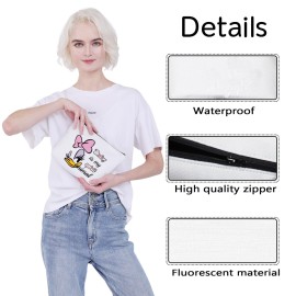 CMNIM Duck Lover Gift Duck Makeup Cosmetic Bag Duck Big Face Character Zipper Pouch Bag Animal Lover Gift for Best Friend (D-isy Big Face Character Makeup Bag) CMNIM Duck Lover Gift Duck Makeup Cosmetic Bag Duck Big Face Character Zipper Pouch Bag Animal Lover Gift for Best Friend (D-isy Big Face Character Makeup Bag)