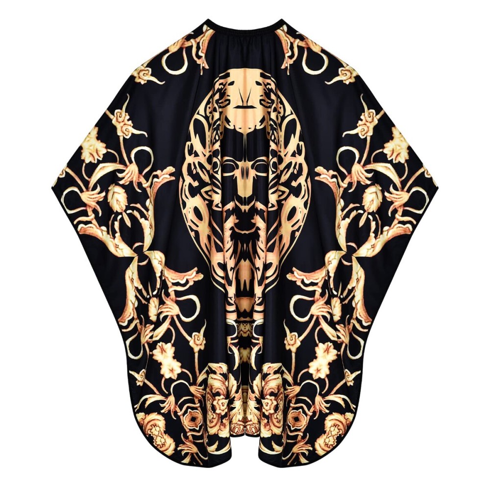 FaHaner Hair Cutting Cape polyester barber cape for Men, Professional barber cape designer with Snaps Waterproof Hairdressing Styling Cape