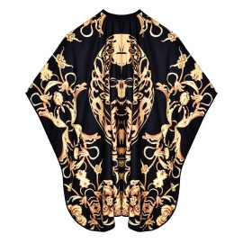 FaHaner Hair Cutting Cape polyester barber cape for Men, Professional barber cape designer with Snaps Waterproof Hairdressing Styling Cape