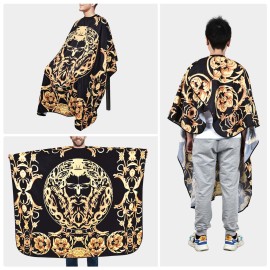 FaHaner Hair Cutting Cape polyester barber cape for Men, Professional barber cape designer with Snaps Waterproof Hairdressing Styling Cape