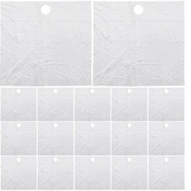 minkissy 20pcs Disposable Beard Catcher Multi Function Hair Catching Sink Bathroom Kitchen Sinks Ideal Shaving Trimming Non Stick Beard Hair Catcher Grooming 25.6 x 25.6inch