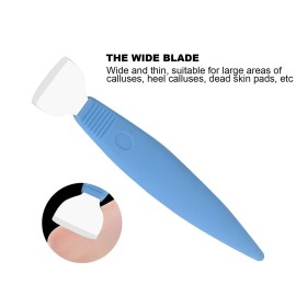 Pedicure Knife Set for Feet, 3Pcs Stainless Steel Pedicure Knife Tools Ingrown Toe Nail Foot Callus Dead Skin Remover Nail for Feet Grooming Nail Care Tools Kit for Nail Corn Callus(Dark Blue Suit)