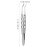 Meibomian Gland Massage Forceps Expressor Forceps Eyelid Massage Tweezers Meibomian Gland Tweezers Massage Tool Tweezers Clips Pliers Tool Remover Short Hair Stainless Steel Miss