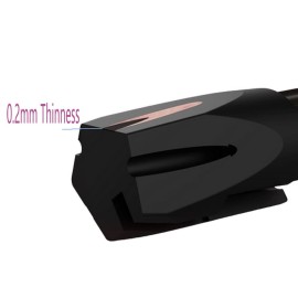 HOTWE Eyebrow Pencil Sharpener - Duckbill 2 in 1 Multi-Functional Eyebrows Shaper Tool for Wooden and Peel-Off Soft Brow Pencils