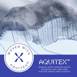 AQUIS Hair Wrap Hair-Drying Tool, Water-Wicking, Ultra-Absorbent Recycled Microfiber, 10\'\'x29\'\' AQUIS Hair Wrap Hair-Drying Tool, Water-Wicking, Ultra-Absorbent Recycled Microfiber, 10\'\'x29\'\'