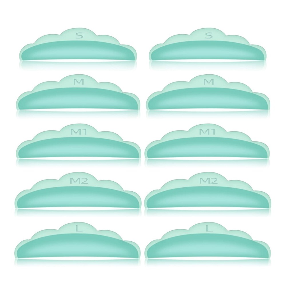 10pcs Eyelash Lift Pads, JimKiing DIY Lash Lift Pads, Eyealsh Perm Rods Lash Lifting, 5 Size SMM1M2L Reusable Soft Silicone Shields 10pcs Eyelash Lift Pads, JimKiing DIY Lash Lift Pads, Eyealsh Perm Rods Lash Lifting, 5 Size SMM1M2L Reusable Soft Silicone Shields