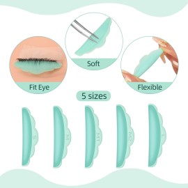 10pcs Eyelash Lift Pads, JimKiing DIY Lash Lift Pads, Eyealsh Perm Rods Lash Lifting, 5 Size SMM1M2L Reusable Soft Silicone Shields 10pcs Eyelash Lift Pads, JimKiing DIY Lash Lift Pads, Eyealsh Perm Rods Lash Lifting, 5 Size SMM1M2L Reusable Soft Silicone Shields
