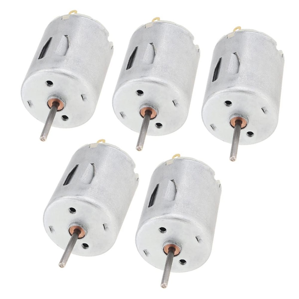 ChgImposs 5PCS R280 DC Motor 12-24V 24000RPM High Speed Micro Motor for DIY Toys Mini Fans Juicer Water Pump Beauty Instrument