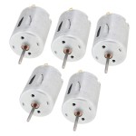 ChgImposs 5PCS R280 DC Motor 12-24V 24000RPM High Speed Micro Motor for DIY Toys Mini Fans Juicer Water Pump Beauty Instrument