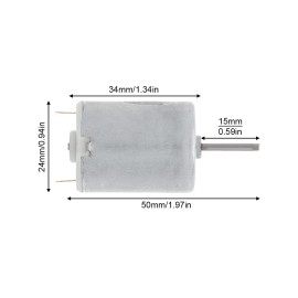 ChgImposs 5PCS R280 DC Motor 12-24V 24000RPM High Speed Micro Motor for DIY Toys Mini Fans Juicer Water Pump Beauty Instrument