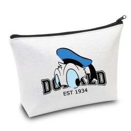 CMNIM Funny Duck Inspired Gift Duck Makeup Bag Duck Lover Gift Do-ald Est 1934 Pouch Bag for Best Friend Friendship Gift (Don-ld Est 1934 Makeup Bag)