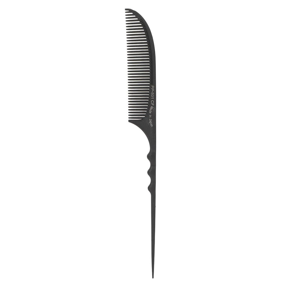 BORDSTRACT Rat Tail Comb, Fine Tooth Carbon Fiber Heat Resistant Teasing Combs, Pressing Combs for Hair Stylist(Black-01) BORDSTRACT Rat Tail Comb, Fine Tooth Carbon Fiber Heat Resistant Teasing Combs, Pressing Combs for Hair Stylist(Black-01)