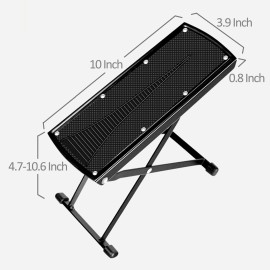 Foldable 6-Position Height Adjustable Pedicure & Manicure Foot Rest, Non-Slip Rubber Foot Stool for Comfortable Home Nail Care, Easy Toenail Trimming & Nail Art Foot Stool Foldable 6-Position Height Adjustable Pedicure & Manicure Foot Rest, Non-Slip Rubber Foot Stool for Comfortable Home Nail Care, Easy Toenail Trimming & Nail Art Foot Stool