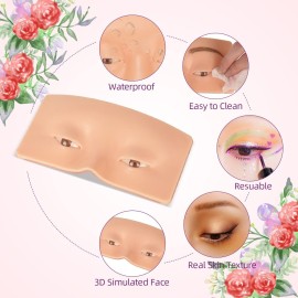 Makeup Practice Face, JimKing Makeup Practice Board, Faccial Practice Skin for Professional and Beginners, 3D Realistic Model for Eyelash Extensions, Eyeliner And Eyeshadow Face Makeup Practice Makeup Practice Face, JimKing Makeup Practice Board, Faccial Practice Skin for Professional and Beginners, 3D Realistic Model for Eyelash Extensions, Eyeliner And Eyeshadow Face Makeup Practice