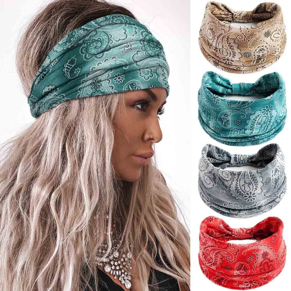 Acenail Boho Headbands Women Wide Head Bands Knotted Turban Headband Nonslip Elastic Hairbands Floral Hairband Workout Hair Scarfs Yoga Sweatbands Bohemian Head Wraps for Women 4Pcs(6 Chic) Acenail Boho Headbands Women Wide Head Bands Knotted Turban Headband Nonslip Elastic Hairbands Floral Hairband Workout Hair Scarfs Yoga Sweatbands Bohemian Head Wraps for Women 4Pcs(6 Chic)