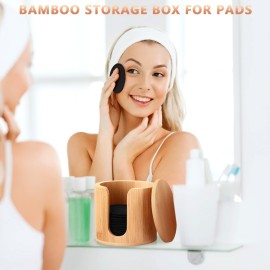 Foaincore 40 Pcs Reusable Makeup Remover Pads with Mesh Laundry Bag Washable Bamboo Cotton Rounds Soft Reusable Face Pad for Toner Skin Types with Bamboo Holder(Black) Foaincore 40 Pcs Reusable Makeup Remover Pads with Mesh Laundry Bag Washable Bamboo Cotton Rounds Soft Reusable Face Pad for Toner Skin Types with Bamboo Holder(Black)