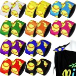Yinder 10 Pairs Softball Soccer Shirt Sleeve Holders Clips Sleeve Straps Ties for Sports Shirts Accessories, 10 Colors(Softball)