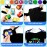 Yinder 10 Pairs Softball Soccer Shirt Sleeve Holders Clips Sleeve Straps Ties for Sports Shirts Accessories, 10 Colors(Softball)