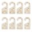 Lemon Shane Baby Closet Size Dividers, Double-Sided Wood Baby Closet Organizer Hanging Baby Clothes Dividers Nursery Closet Organizer for Home Baby Clothes Nursery Dcor