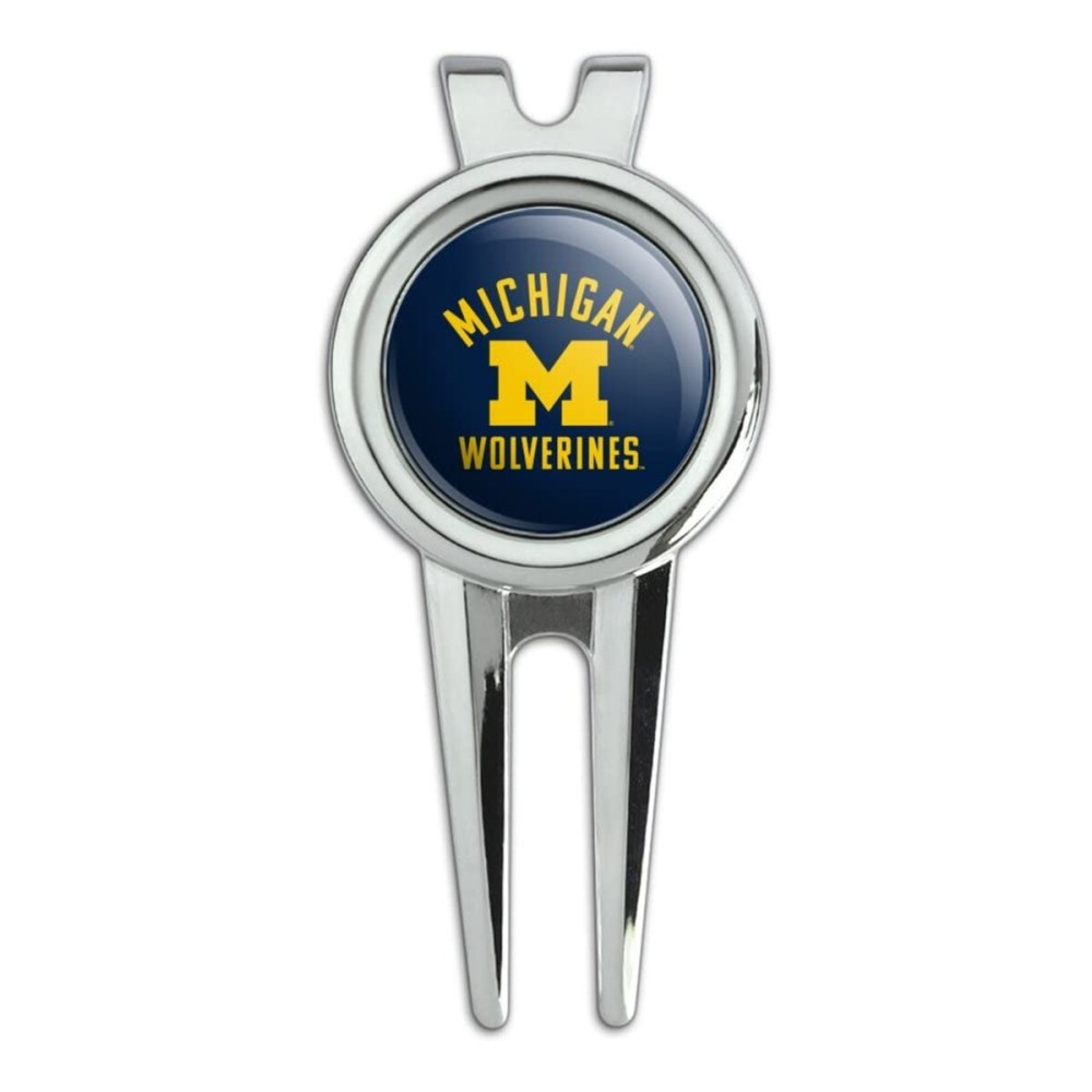 GRAPHICS & MORE University of Michigan Wolverines Logo Golf Divot Repair Tool and Ball Marker