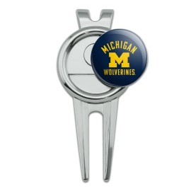 GRAPHICS & MORE University of Michigan Wolverines Logo Golf Divot Repair Tool and Ball Marker