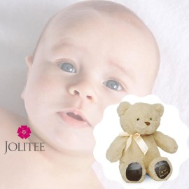Jolitee My First Bear Stuffed Animal - Beige Neutral Teddy Bear for Baby for Newborn 10