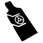 TecTecTec Golf Bag Metal Clip for Rangefinder - Golf Metal Landing Pads for Strong Hold - Rangefinder Straps Bag Clip - Gear Organizer Accessories for Quick Use - Gift