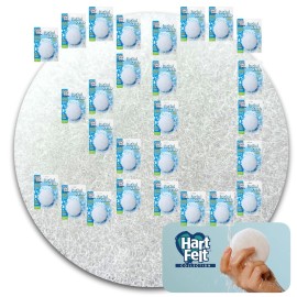 HartFelt Round Face Scrubber for Women | Reusable Facial Sponges for Daily Cleansing | Facial Exfoliating Pads for Removing Dead Skin, Dirt & Makeup | Use with Favorite Cream | Made in USA - 30 Count HartFelt Round Face Scrubber for Women | Reusable Facial Sponges for Daily Cleansing | Facial Exfoliating Pads for Removing Dead Skin, Dirt & Makeup | Use with Favorite Cream | Made in USA - 30 Count