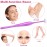 ANCIRS 24 Pack Eyebrow Trimmer Razors for Women Makeup, Facial T Shape Shaver Tool for Eye Brow, Stainless Steel Eyebrow Trimming Kit for Girls- Purple