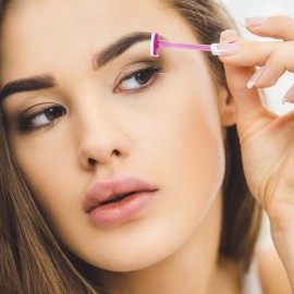 ANCIRS 24 Pack Eyebrow Trimmer Razors for Women Makeup, Facial T Shape Shaver Tool for Eye Brow, Stainless Steel Eyebrow Trimming Kit for Girls- Purple ANCIRS 24 Pack Eyebrow Trimmer Razors for Women Makeup, Facial T Shape Shaver Tool for Eye Brow, Stainless Steel Eyebrow Trimming Kit for Girls- Purple