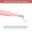 Lash Extension Tweezers Volume Lash Tweezers 90 Degree Tweezers for Eyelash Extensions Precision Lash Fan Tweezers Eyelash Extension Supplies for Light Volume or Mega Volume Fans