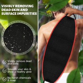 Evridwear Exfoliating Body Scrubber with Handles Back Washer Back Scrubber for Shower Bath Dry Skin Whole Body Deep Clean Men Women(Heavy) Evridwear Exfoliating Body Scrubber with Handles Back Washer Back Scrubber for Shower Bath Dry Skin Whole Body Deep Clean Men Women(Heavy)